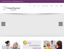 Tablet Screenshot of inlandregionalhospice.com